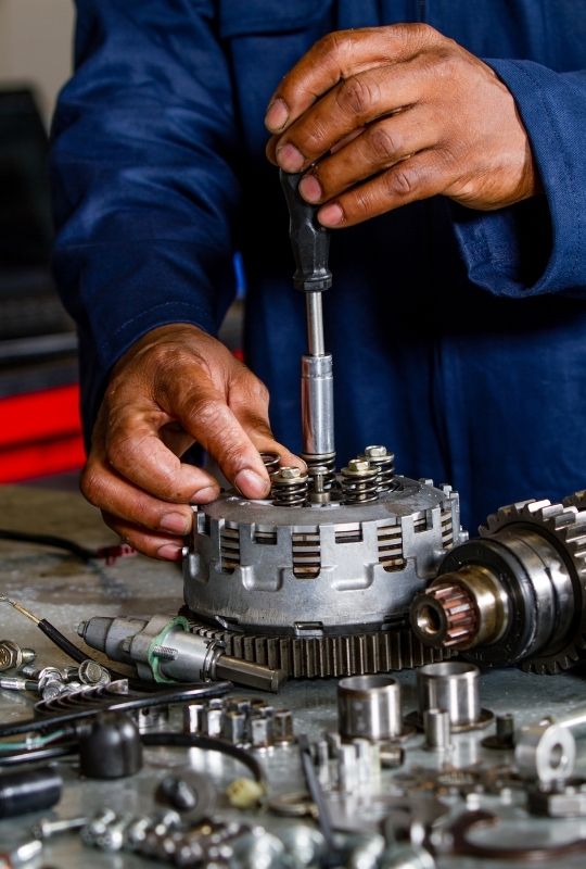 Automotive car manufacture warehouse