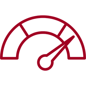 Improved shipping speed icon - vehicle speedometer