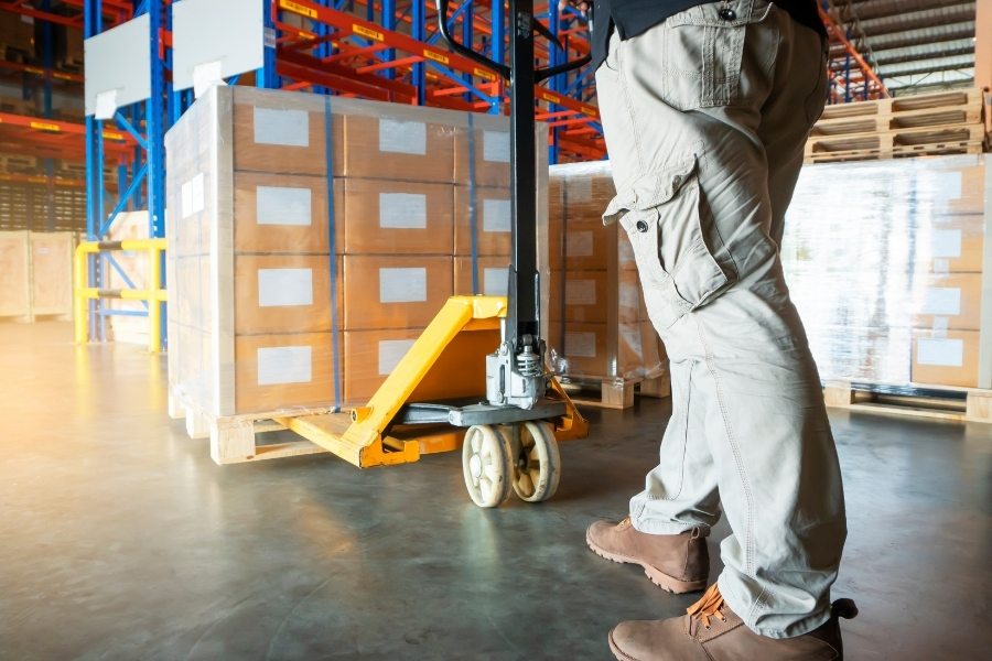 order fulfilment boxes in warehouse