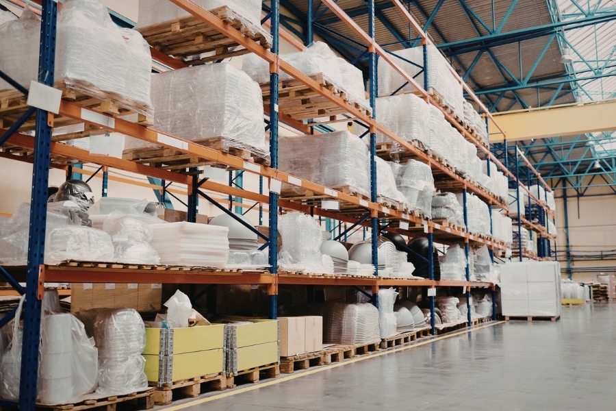 pallets in walkerpack wrehouse