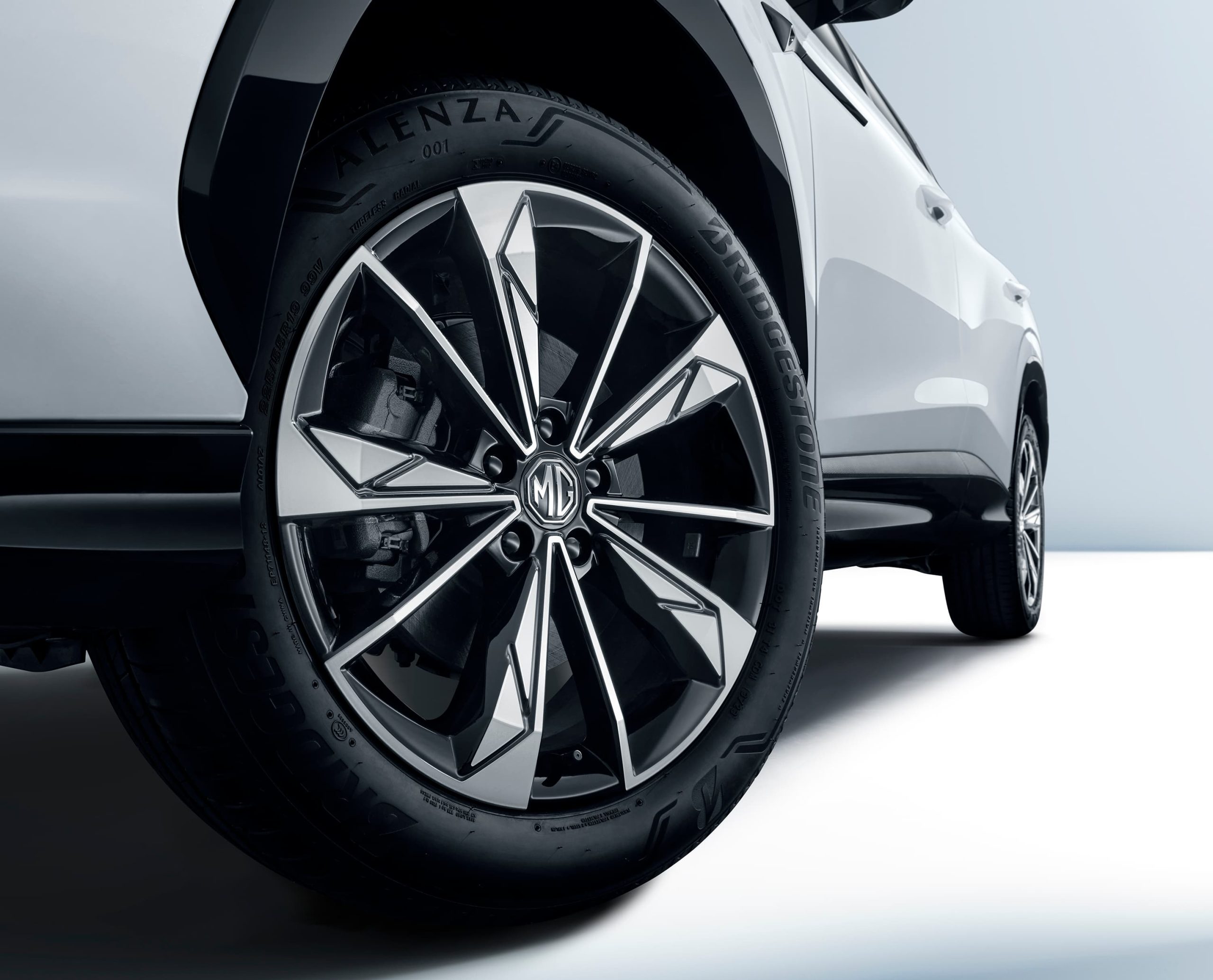 MG automotive warehouse wheels